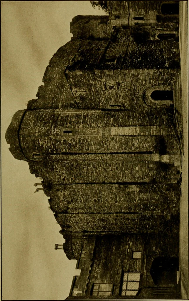 An illustration from Royal castles of England; comprising an account of those ancient fortresses which from the days of William the Conqueror either were the homes of English sovereigns or have been intimately associated with the history and romance of their lives, 1913, leaf 286