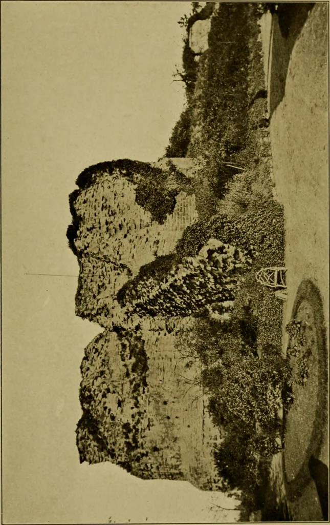 An illustration from Royal castles of England; comprising an account of those ancient fortresses which from the days of William the Conqueror either were the homes of English sovereigns or have been intimately associated with the history and romance of their lives, 1913, leaf 384