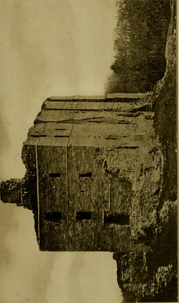 An illustration from Royal castles of England; comprising an account of those ancient fortresses which from the days of William the Conqueror either were the homes of English sovereigns or have been intimately associated with the history and romance of their lives, 1913, leaf 442