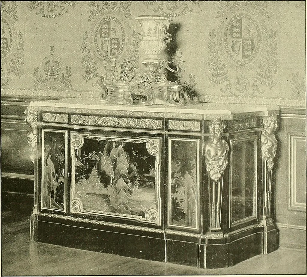 An illustration from Royal collections : Windsor Castle and Buckingham Palace, 1900, leaf 108