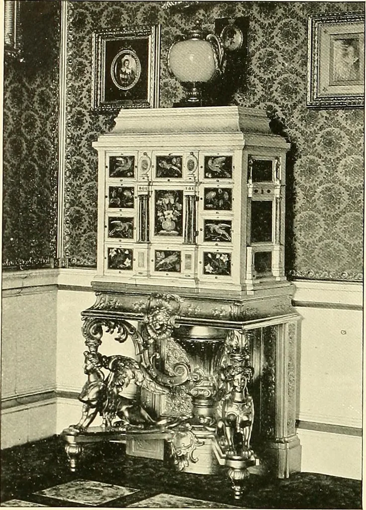 An illustration from Royal collections : Windsor Castle and Buckingham Palace, 1900, leaf 217