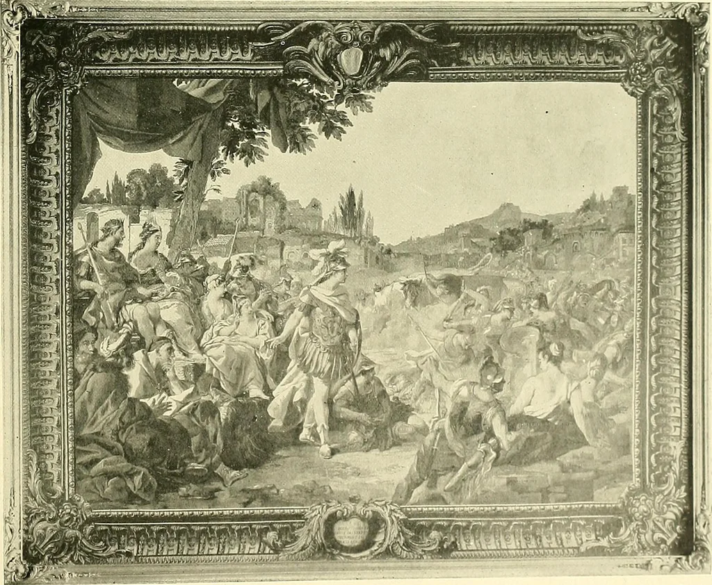 An illustration from Royal collections : Windsor Castle and Buckingham Palace, 1900, leaf 82