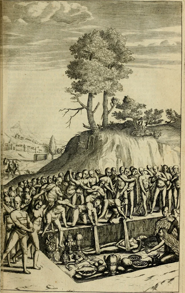 An illustration from The royal commentaries of Peru, in two parts ... : illustrated with sculptures, 1688, leaf 200
