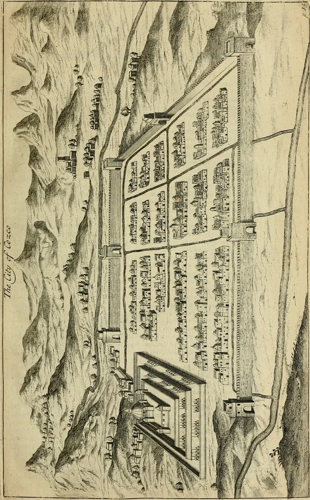 An illustration from The royal commentaries of Peru, in two parts ... : illustrated with sculptures, 1688, leaf 30
