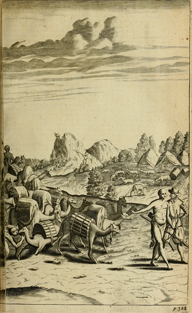 An illustration from The royal commentaries of Peru, in two parts ... : illustrated with sculptures, 1688, leaf 348