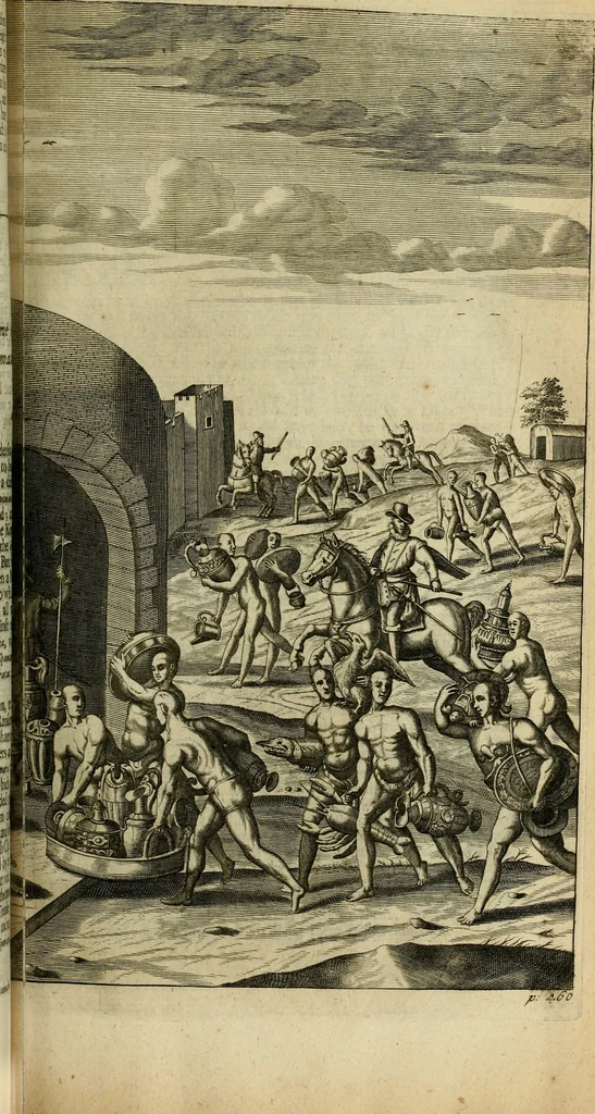 An illustration from The royal commentaries of Peru, in two parts ... : illustrated with sculptures, 1688, leaf 488