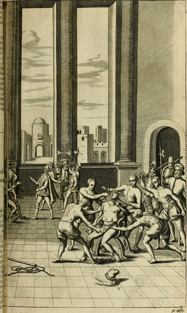 An illustration from The royal commentaries of Peru, in two parts ... : illustrated with sculptures, 1688, leaf 504