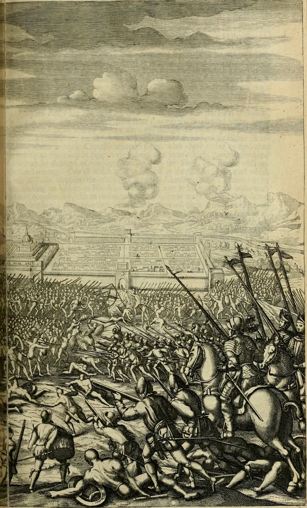 An illustration from The royal commentaries of Peru, in two parts ... : illustrated with sculptures, 1688, leaf 582