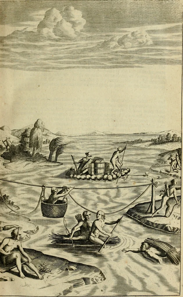 An illustration from The royal commentaries of Peru, in two parts ... : illustrated with sculptures, 1688, leaf 94