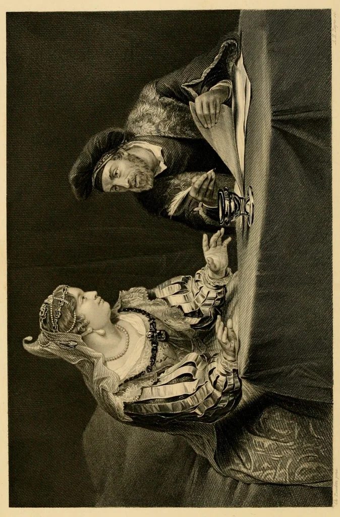 An illustration from Royal Dresden Gallery : being a selection of subjects engraved after pictures by the great masters ... with accompanying notices, consisting of tales, biographies, etc, 1800, leaf 198