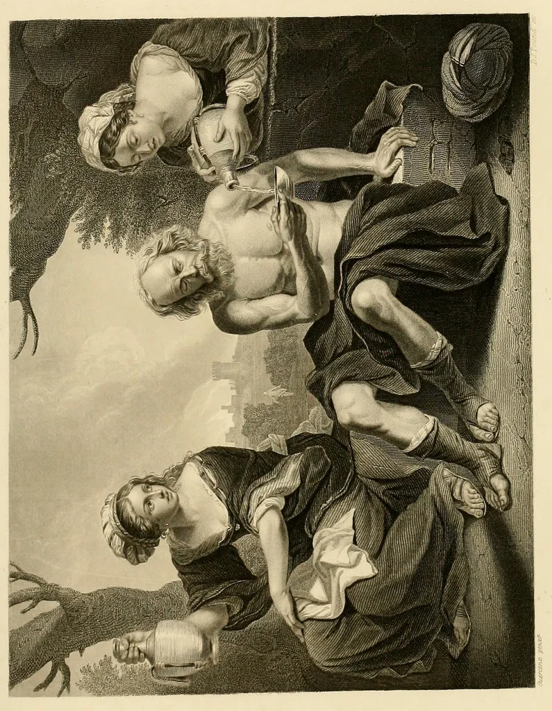 An illustration from Royal Dresden Gallery : being a selection of subjects engraved after pictures by the great masters ... with accompanying notices, consisting of tales, biographies, etc, 1800, leaf 283