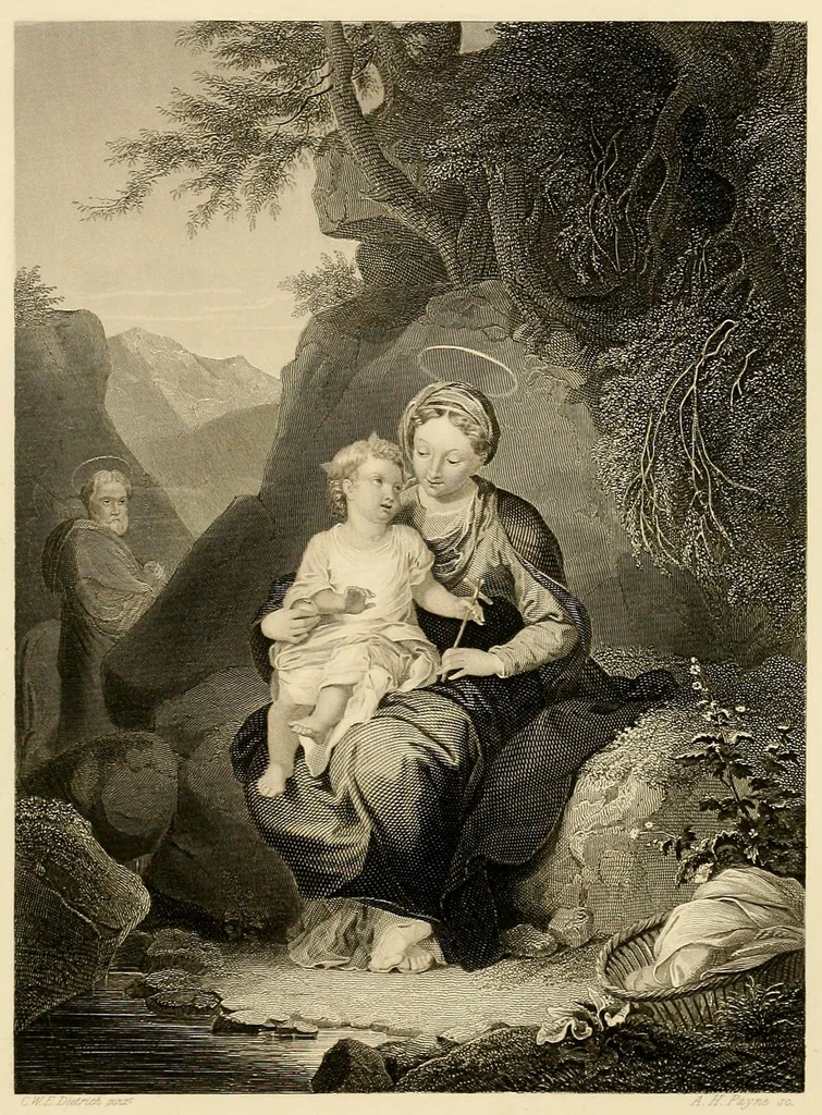 An illustration from Royal Dresden Gallery : being a selection of subjects engraved after pictures by the great masters ... with accompanying notices, consisting of tales, biographies, etc, 1800, leaf 369