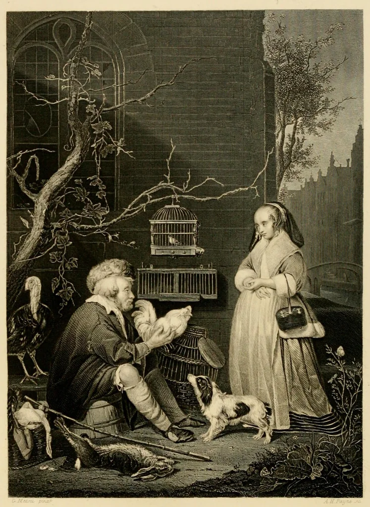 An illustration from Royal Dresden Gallery : being a selection of subjects engraved after pictures by the great masters ... with accompanying notices, consisting of tales, biographies, etc, 1800, leaf 560