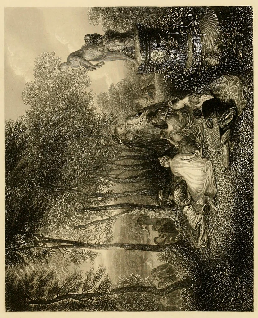 An illustration from Royal Dresden Gallery : being a selection of subjects engraved after pictures by the great masters ... with accompanying notices, consisting of tales, biographies, etc, 1800, leaf 893