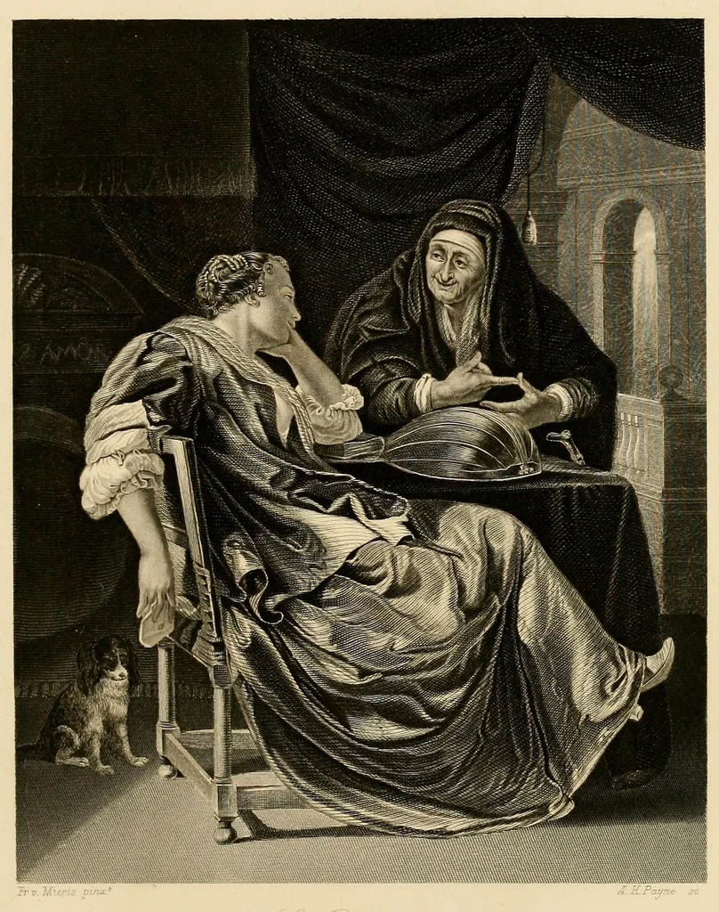An illustration from Royal Dresden Gallery : being a selection of subjects engraved after pictures by the great masters ... with accompanying notices, consisting of tales, biographies, etc, 1800, leaf 93