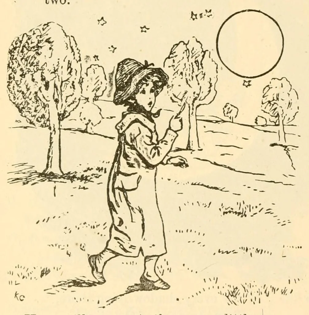 An illustration from Royal gifts for the kindergarten; a manual for self instruction in Friedrich Frbel's principles of education, 1889, leaf 302