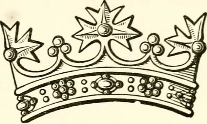 An illustration from The royal lineage of our noble and gentle families. Together with their paternal ancestry .., 1887, leaf 34