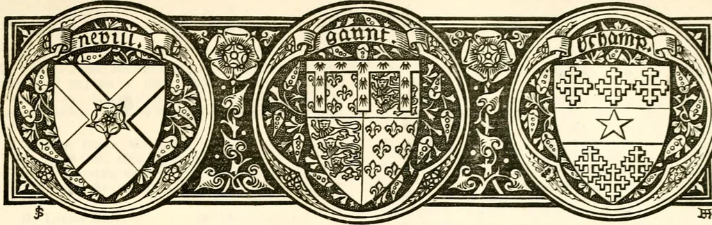 An illustration from The royal lineage of our noble and gentle families. Together with their paternal ancestry .., 1887, leaf 42