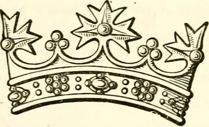 An illustration from The royal lineage of our noble and gentle families. Together with their paternal ancestry .., 1887, leaf 42
