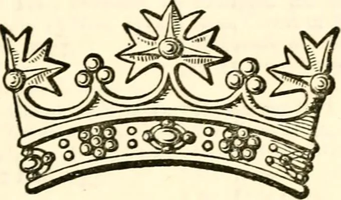 An illustration from The royal lineage of our noble and gentle families. Together with their paternal ancestry .., 1887, leaf 90