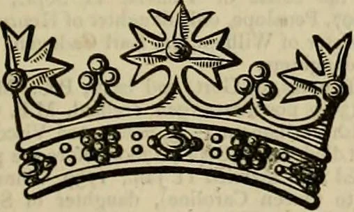 An illustration from The royal lineage of our noble and gentle families. Together with their paternal ancestry .., 1884, leaf 106