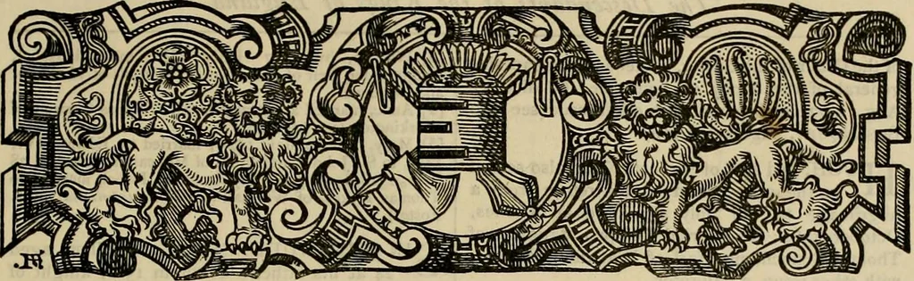 An illustration from The royal lineage of our noble and gentle families. Together with their paternal ancestry .., 1884, leaf 122