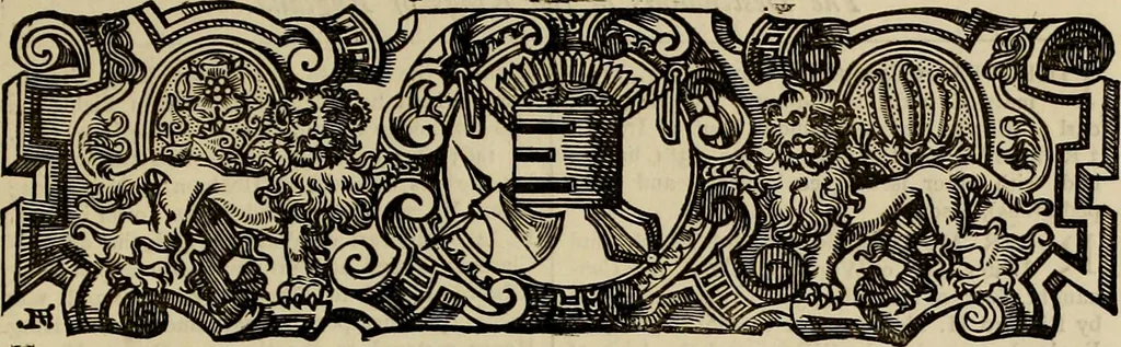An illustration from The royal lineage of our noble and gentle families. Together with their paternal ancestry .., 1884, leaf 218
