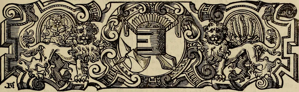 An illustration from The royal lineage of our noble and gentle families. Together with their paternal ancestry .., 1884, leaf 36