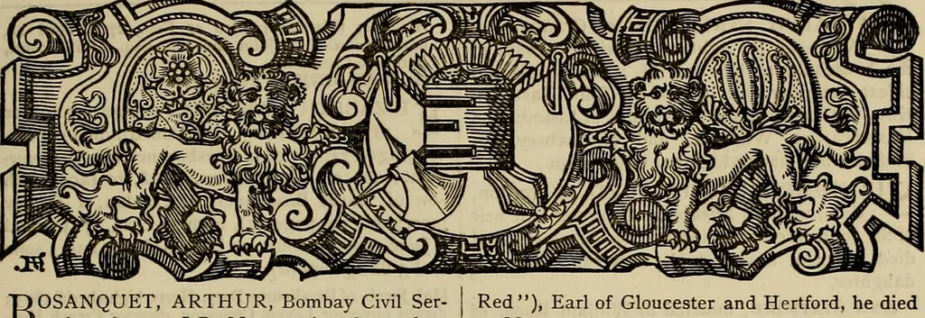 An illustration from The royal lineage of our noble and gentle families. Together with their paternal ancestry .., 1884, leaf 56