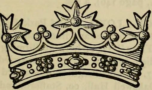 An illustration from The royal lineage of our noble and gentle families. Together with their paternal ancestry .., 1884, leaf 98