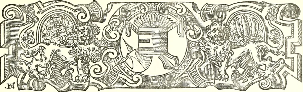 An illustration from The royal lineage of our noble and gentle families. Together with their paternal ancestry .., 1887, leaf 122