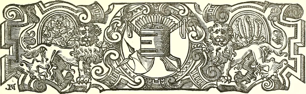 An illustration from The royal lineage of our noble and gentle families. Together with their paternal ancestry .., 1887, leaf 14