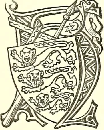An illustration from The royal lineage of our noble and gentle families. Together with their paternal ancestry .., 1887, leaf 14