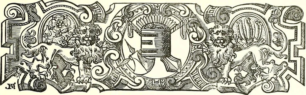 An illustration from The royal lineage of our noble and gentle families. Together with their paternal ancestry .., 1887, leaf 190