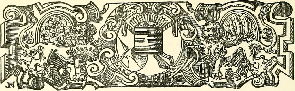 An illustration from The royal lineage of our noble and gentle families. Together with their paternal ancestry .., 1887, leaf 211