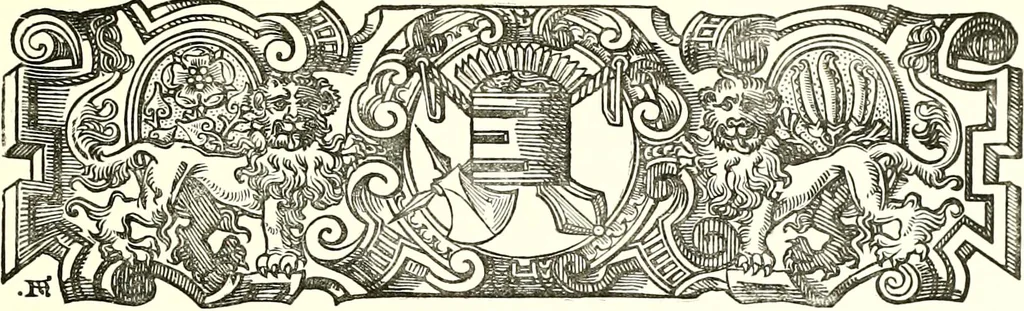 An illustration from The royal lineage of our noble and gentle families. Together with their paternal ancestry .., 1887, leaf 222