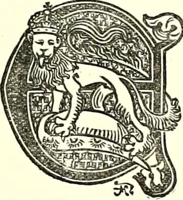 An illustration from The royal lineage of our noble and gentle families. Together with their paternal ancestry .., 1887, leaf 38