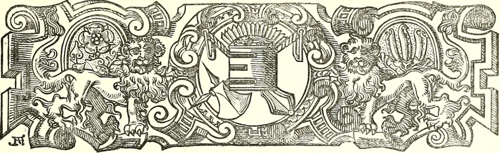 An illustration from The royal lineage of our noble and gentle families. Together with their paternal ancestry .., 1887, leaf 38