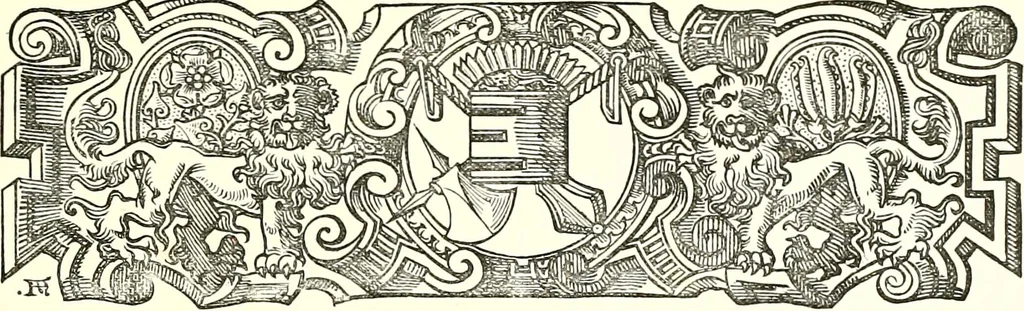 An illustration from The royal lineage of our noble and gentle families. Together with their paternal ancestry .., 1887, leaf 50