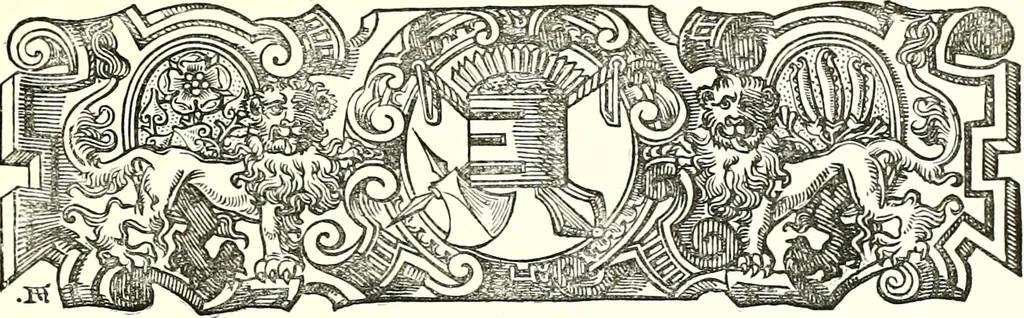 An illustration from The royal lineage of our noble and gentle families. Together with their paternal ancestry .., 1887, leaf 98