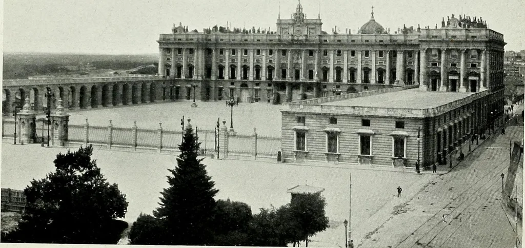 An illustration from The Royal Palace, Madrid, 1900, leaf 27