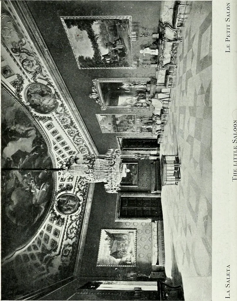 An illustration from The Royal Palace, Madrid, 1900, leaf 35