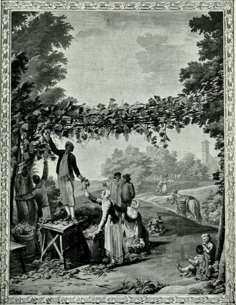 An illustration from The Royal Palace, Madrid, 1900, leaf 36