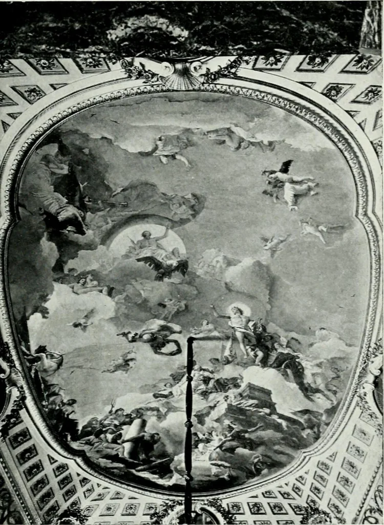 An illustration from The Royal Palace, Madrid, 1900, leaf 38