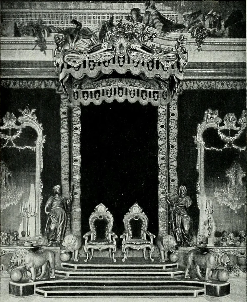 An illustration from The Royal Palace, Madrid, 1900, leaf 41