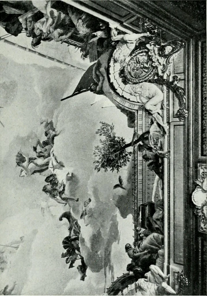 An illustration from The Royal Palace, Madrid, 1900, leaf 42