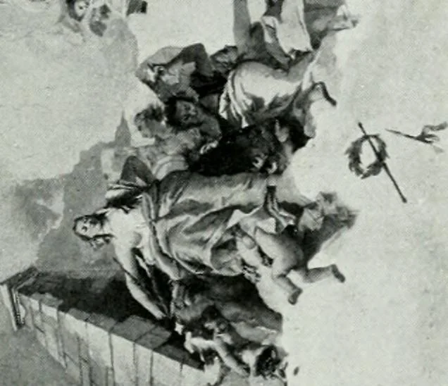 An illustration from The Royal Palace, Madrid, 1900, leaf 44
