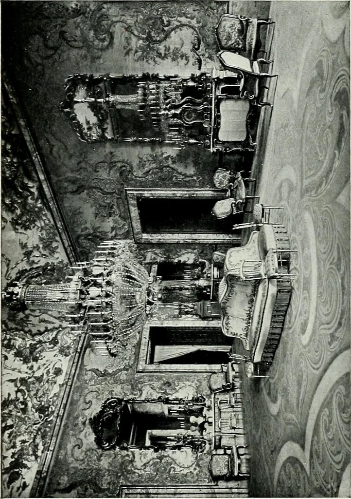 An illustration from The Royal Palace, Madrid, 1900, leaf 49