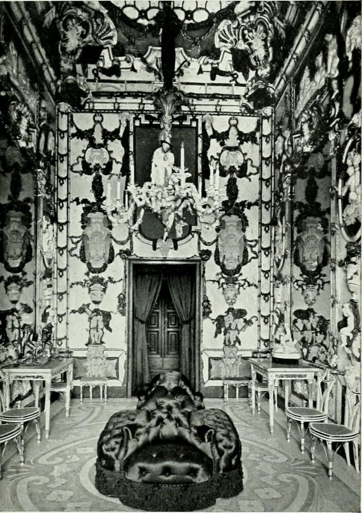 An illustration from The Royal Palace, Madrid, 1900, leaf 54