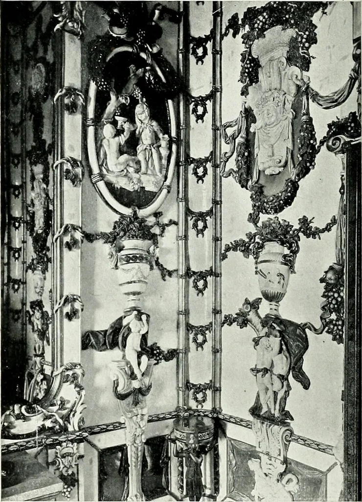 An illustration from The Royal Palace, Madrid, 1900, leaf 55